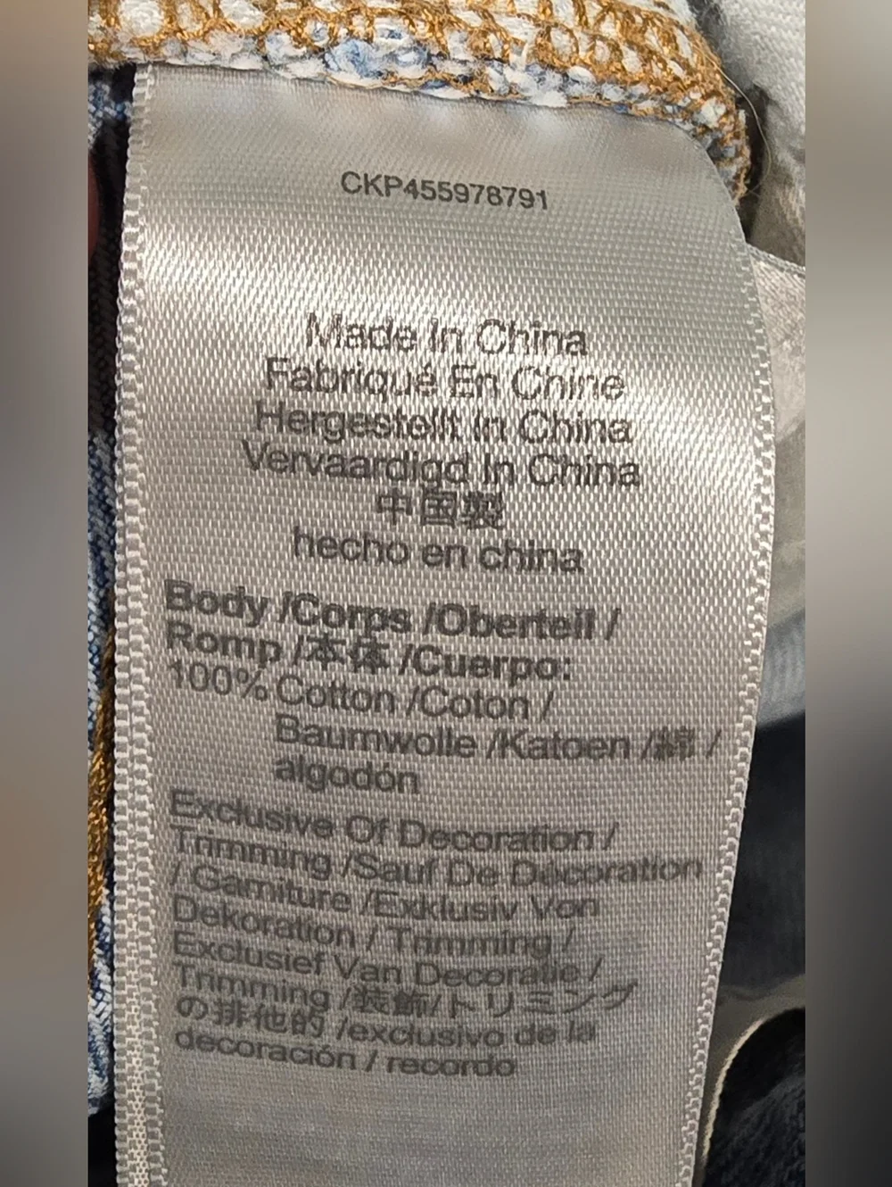 Madewell The Perfect Vintage Straight Leg Jean Size 25 - Picture 8 of 8